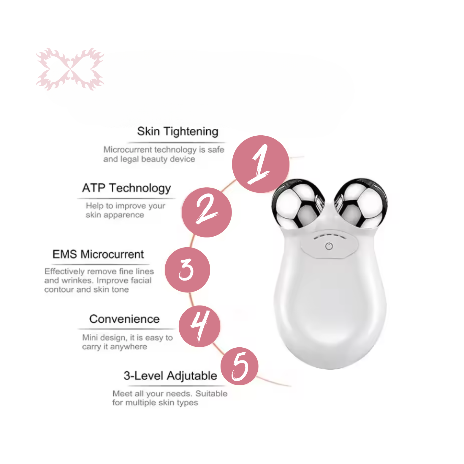 KEEP GLOWING — Face Lifter & Massager Microcurrent tightening machine.